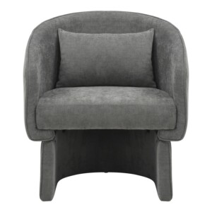 Πολυθρόνα Playmob pakoworld ύφασμα σε γκρι απόχρωση 69x65x79εκ-350-000003