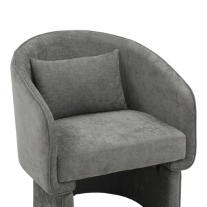 Πολυθρόνα Playmob pakoworld ύφασμα σε γκρι απόχρωση 69x65x79εκ-350-000003