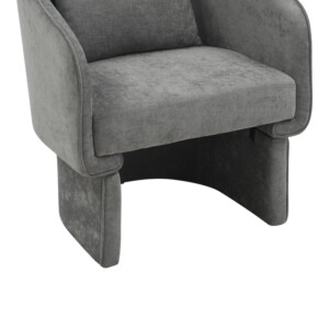 Πολυθρόνα Playmob pakoworld ύφασμα σε γκρι απόχρωση 69x65x79εκ-350-000003