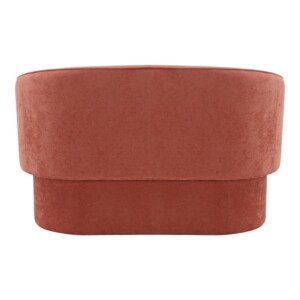 Καναπές διθέσιος Playmob pakoworld ύφασμα σε κεραμιδί απόχρωση 128x65x79εκ-350-000005