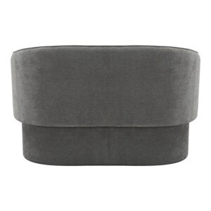 Καναπές διθέσιος Playmob pakoworld ύφασμα σε γκρι απόχρωση 128x65x79εκ-350-000006