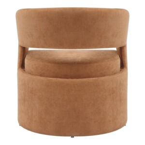 Πολυθρόνα Leicy pakoworld ύφασμα σε καφέ απόχρωση 69x63x76.5εκ-350-000008