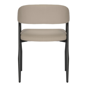 Πολυθρόνα Sezan pakoworld pu σε γκρι-μπεζ απόχρωση 56x55x78εκ-350-000029