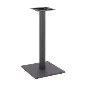 Βάση τραπεζιού Bar Batan pakoworld μεταλλική σε μαύρη απόχρωση 40x40x94εκ-355-000005
