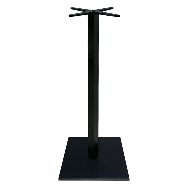 Βάση τραπεζιού Bar Cabanol pakoworld μεταλλική σε μαύρη απόχρωση 45x45x108εκ-355-000014