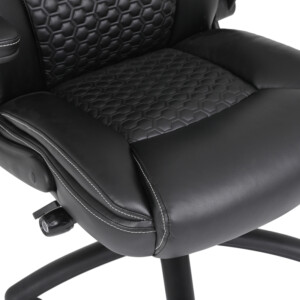 Καρέκλα γραφείου διευθυντή Desain pakoworld pu σε μαύρη απόχρωση 74x73x108-116εκ-360-000022