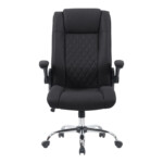 Καρέκλα γραφείου διευθυντη Kesla pakoworld PES μαύρo 65x65x113-121εκ-360-000027