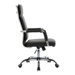 Καρέκλα γραφείου διευθυντη Mavel pakoworld PU μαύρo 55x62x100-110εκ-360-000029