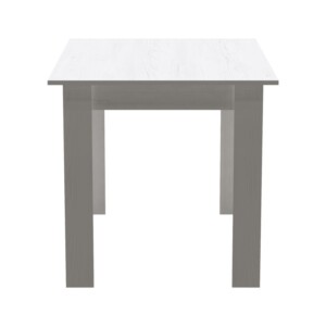 Τραπέζι Manka pakoworld σε λευκή απόχρωση 110x80x77εκ-361-000001