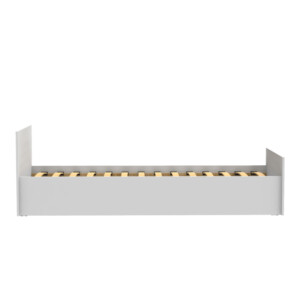 Κρεβάτι Toscana pakoworld σε λευκή απόχρωση 90x200εκ-361-000024