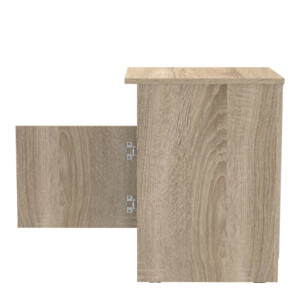 Κομοδίνο Galdi pakoworld σε sonoma απόχρωση 40x45x60εκ-361-000033