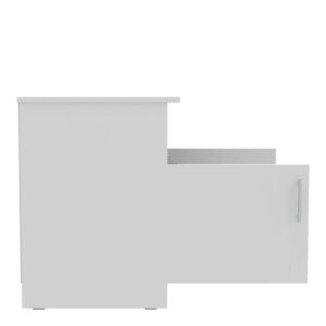Ντουλάπι χαμηλό Galdow pakoworld σε λευκή απόχρωση 80x45x60εκ-361-000036