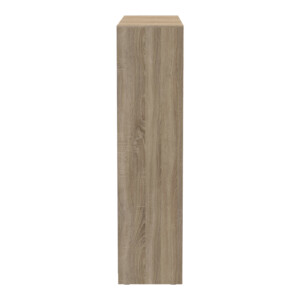 Ντουλάπα τριφυλλη συρόμενη με καθρέφτη Aparador I pakoworld σε sonoma απόχρωση 240x60x240εκ-361-000054