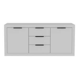 Μπουφές Doha pakoworld σε λευκή απόχρωση 180x45x80.5εκ-361-000073