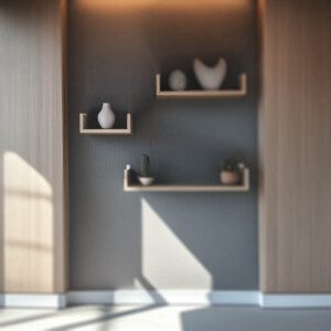 Ραφιέρα τοίχου Derva pakoworld σε oak απόχρωση 30x15x10cm-361-000081