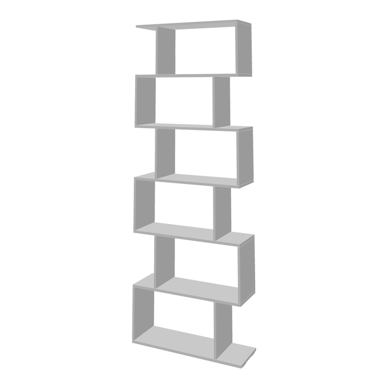 Βιβλιοθήκη Sezen pakoworld σε λευκή απόχρωση 70x24x191.5εκ-361-000093 Βιβλιοθήκη Sezen pakoworld σε λευκή απόχρωση 70x24x191.5εκ-361-000093