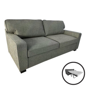 Καναπές-κρεβάτι διθέσιος Polaris pakoworld ύφασμα σε χακί απόχρωση181x91x83εκ-365-000002