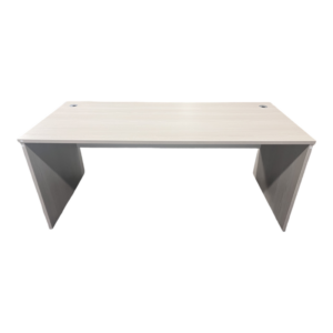 Γραφείο εργασίας Armadi pakoworld σε sonoma-λευκή απόχρωση 180x80x75εκ-367-000008