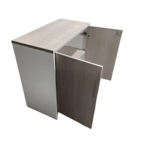 Ντουλάπι γραφείου Armadi pakoworld σε sonoma-λευκή απόχρωση 80x40x80εκ-367-000011