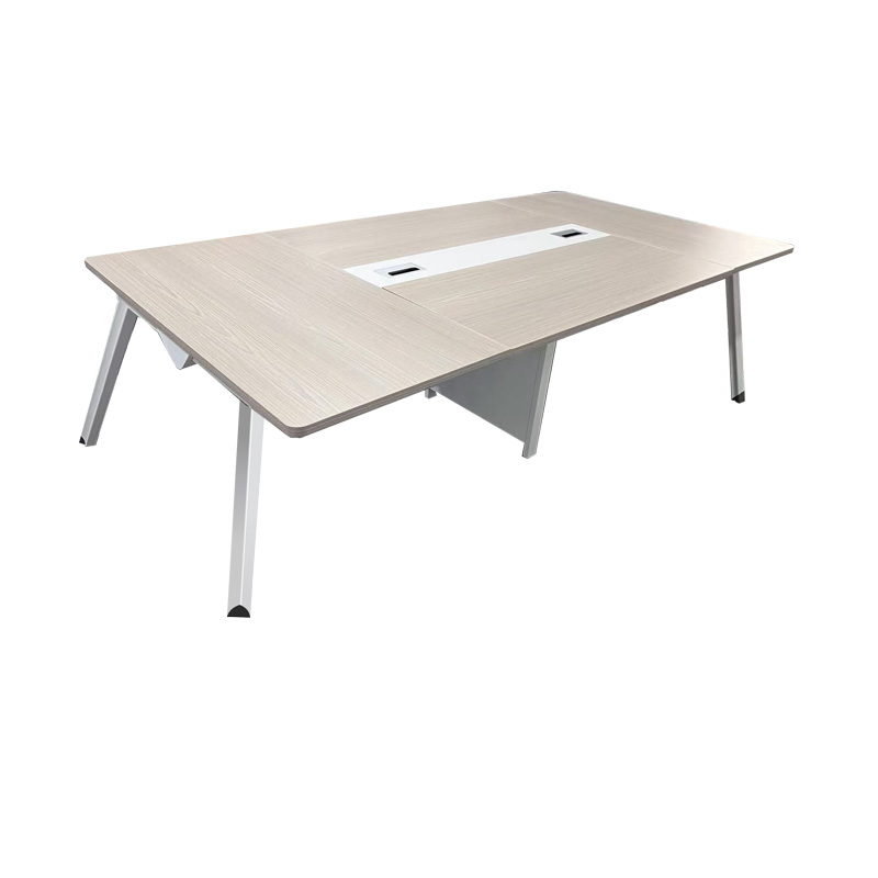 Τραπέζι συνεδριάσεων Armadi pakoworld σε sonoma-λευκή απόχρωση 200x120x75εκ-367-000014 Τραπέζι συνεδριάσεων Armadi pakoworld σε sonoma-λευκή απόχρωση 200x120x75εκ-367-000014