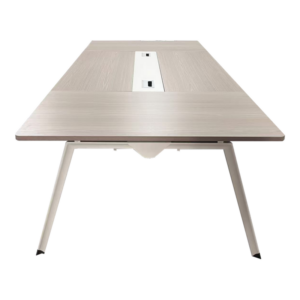 Τραπέζι συνεδριάσεων Armadi pakoworld σε γκρι-λευκή απόχρωση 240x120x75εκ-367-000015