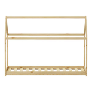 Παιδικό κρεβάτι Nino τ. Montessori pakoworld ξύλο πεύκου σε φυσική απόχρωση 90x190εκ-370-000001