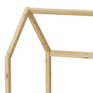 Παιδικό κρεβάτι Bendina τ.Montessori με συρτάρι pakoworld ξύλο πεύκου σε φυσική απόχρωση 70x140εκ-370-000008