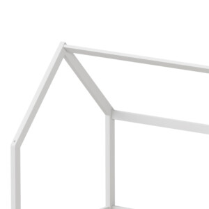 Παιδικό κρεβάτι Piccolo τ.Montessori με 2 συρτάρια pakoworld ξύλο πεύκου σε λευκή απόχρωση 90x190εκ-370-000014