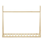 Παιδικό κρεβάτι Lilly τ. Montessori pakoworld ξύλο πεύκου σε φυσική απόχρωση 90x190εκ-370-000015