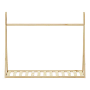 Παιδικό κρεβάτι Lilly τ.Montessori  pakoworld ξύλο πεύκου σε φυσική απόχρωση 90x190εκ-370-000015