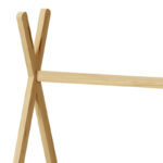 Παιδικό κρεβάτι Lilly τ. Montessori pakoworld ξύλο πεύκου σε φυσική απόχρωση 90x190εκ-370-000015