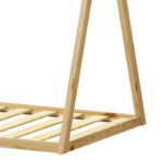 Παιδικό κρεβάτι Lilly τ. Montessori pakoworld ξύλο πεύκου σε φυσική απόχρωση 90x190εκ-370-000015