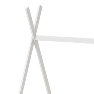 Παιδικό κρεβάτι Lalitto τ.Montessori με 2 συρτάρια pakoworld ξύλο πεύκου σε λευκή απόχρωση 90x190εκ-370-000019