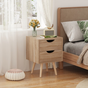 Κομοδίνο Selma pakoworld σε φυσική απόχρωση 29.7x29.7x45εκ-370-000027