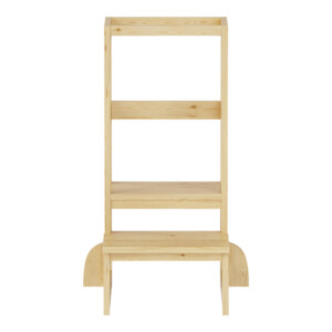 Παιδικός πύργος εκμάθησης Chiquel pakoworld τ.Montessori ξύλο σε φυσική απόχρωση 45.7x51x90εκ-370-000028