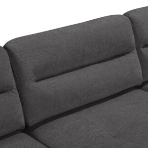 Γωνιακός καναπές αριστερή γωνία Camile pakoworld ύφασμα σε ανθρακί απόχρωση 270x174x95εκ-371-000005