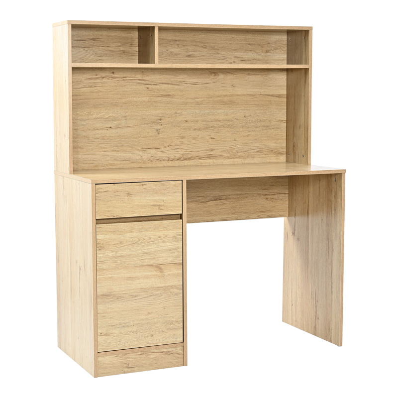 Γραφείο εργασίας Secreta pakoworld με ράφι σε oak απόχρωση 110x50x135εκ-375-000010 Γραφείο εργασίας Secreta pakoworld με ράφι σε oak απόχρωση 110x50x135εκ-375-000010