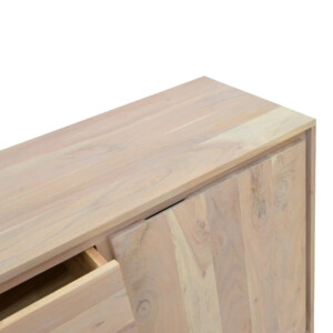 Μπουφές Emira pakoworld μασίφ ακακίας σε φυσική απόχρωση 200x40x80εκ-376-000003