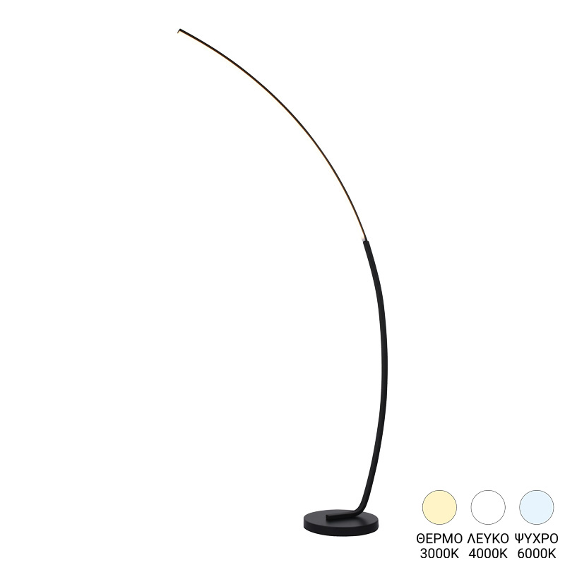 Φωτιστικό δαπέδου Urena pakoworld led μέταλλο σε μαύρη απόχρωση 70x28x165εκ-377-000021 Φωτιστικό δαπέδου Urena pakoworld led μέταλλο σε μαύρη απόχρωση 70x28x165εκ-377-000021