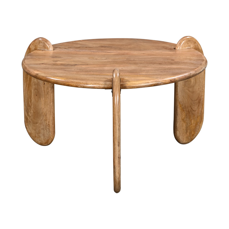 Τραπέζι σαλονιού Earten pakoworld μασίφ ξύλο ακακίας σε φυσική απόχρωση Φ80x40εκ-379-000010 Τραπέζι σαλονιού Earten pakoworld μασίφ ξύλο ακακίας σε φυσική απόχρωση Φ80x40εκ-379-000010