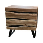 Σετ κρεβατοκάμαρας Imena pakoworld 4τεμ μασίφ ξύλο 160x200εκ-379-000048