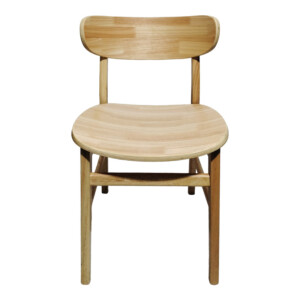 Καρέκλα Lumnia pakoworld rubberwood σε φυσική απόχρωση 46x50x76εκ-382-000008