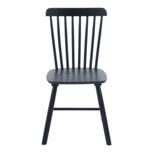 Καρέκλα Bristol pakoworld rubberwood σε μαύρη απόχρωση 45x51x86εκ-382-000017