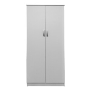 Ντουλάπα δίφυλλη Lego pakoworld σε λευκή απόχρωση 80x42x180εκ-383-000050