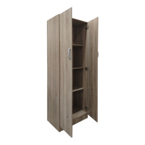 Ντουλάπα δίφυλλη Lego pakoworld σε sonoma απόχρωση 60x42x180εκ-383-000053