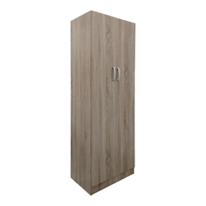 Ντουλάπα δίφυλλη Lego pakoworld σε sonoma απόχρωση 60x42x180εκ-383-000053