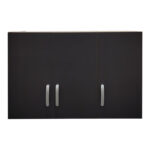 Πατάρι ντουλάπας τρίφυλλο Athos pakoworld σε sonoma-ανθρακί απόχρωση 90x41.5x60εκ-383-000069