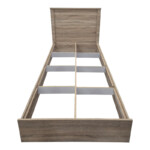 Κρεβάτι Athos pakoworld σε sonoma απόχρωση 90x190εκ-383-000088