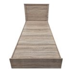 Κρεβάτι Athos pakoworld σε sonoma απόχρωση 90x190εκ-383-000088