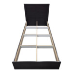 Κρεβάτι Athos pakoworld σε wenge απόχρωση 90x190εκ-383-000092